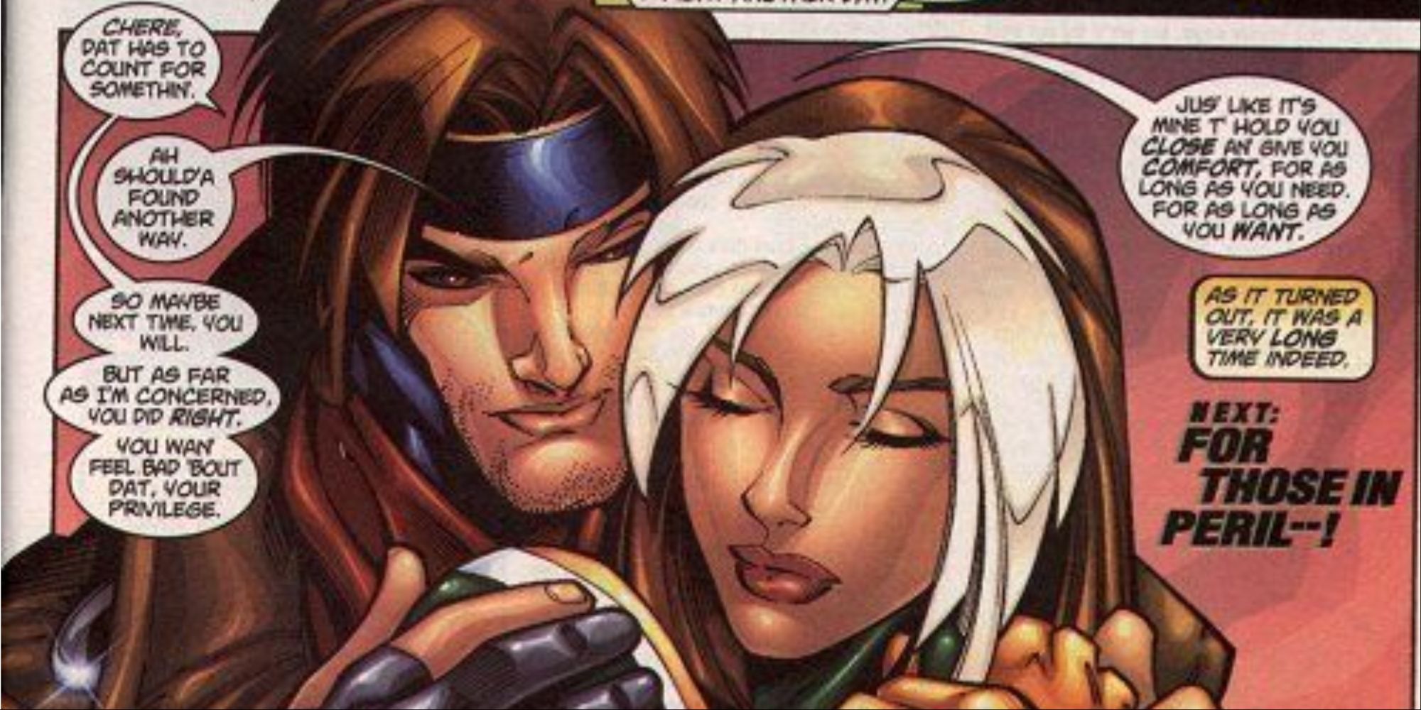 Gambit diz a Rogue o quanto ele a ama nos quadrinhos X-Men da Marvel