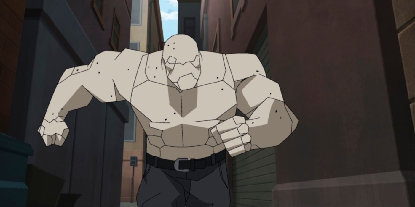 Titan preparándose para pelear contra Mark en la primera temporada de Invincible