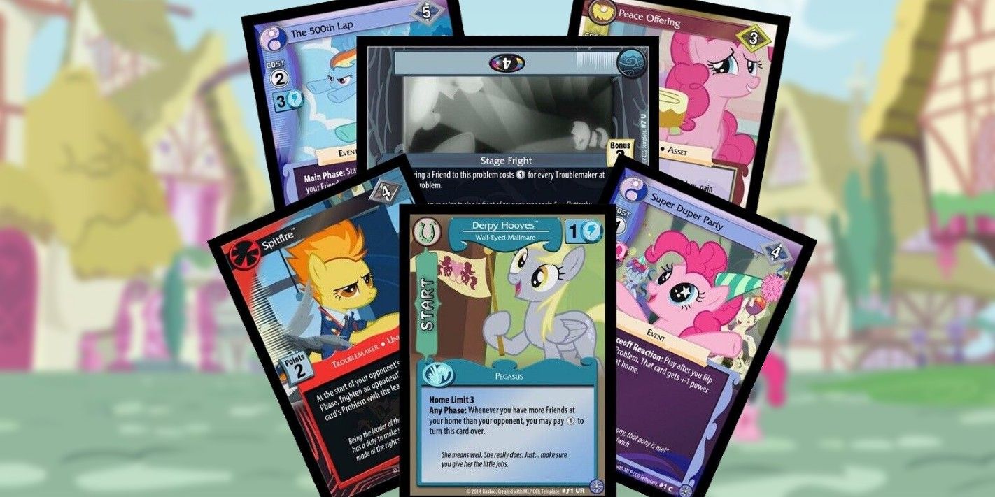 Cards from the My Little Pony Tabletop Card Game