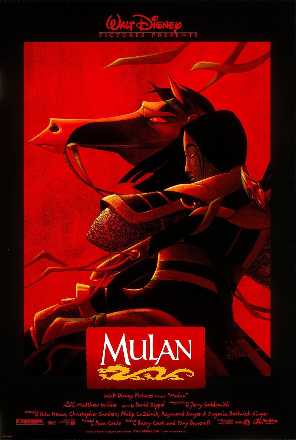Mulan on the Mulan poster