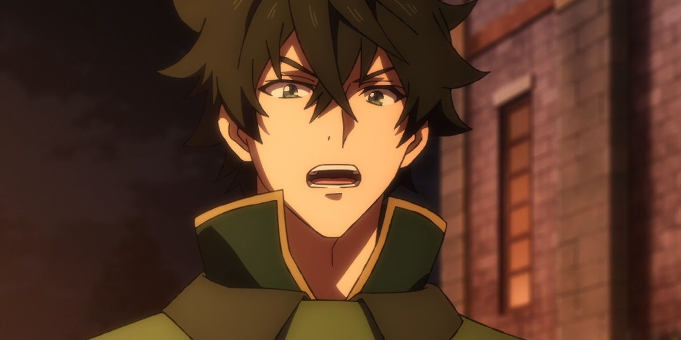 Naofumi Iwatani fala severamente em The Rising of the Shield Hero.