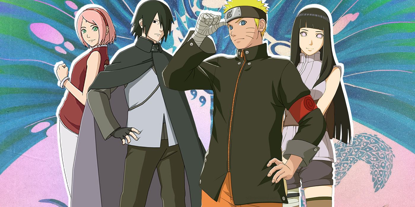 Naruto, Hinata, Sasuke, and Sakura