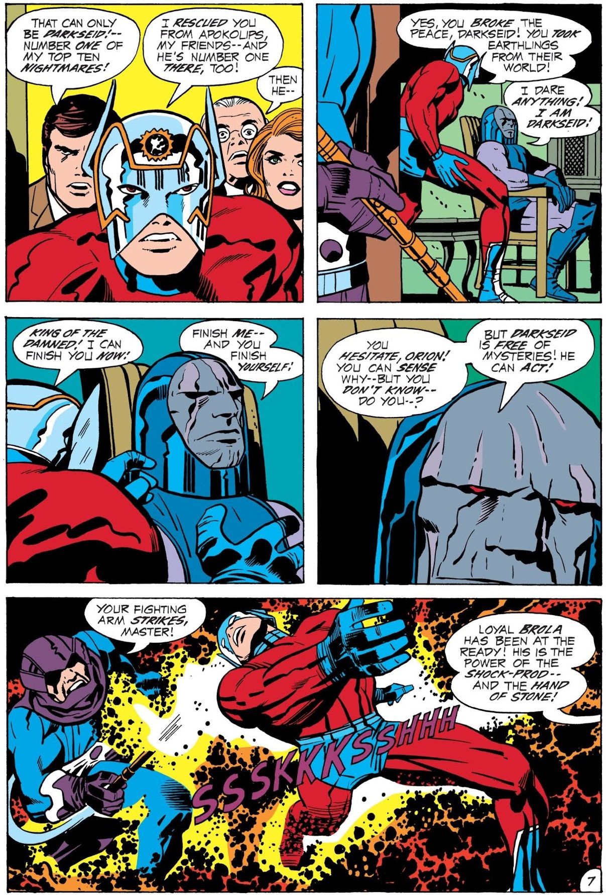 Darkseid can't even bother to attack Orion