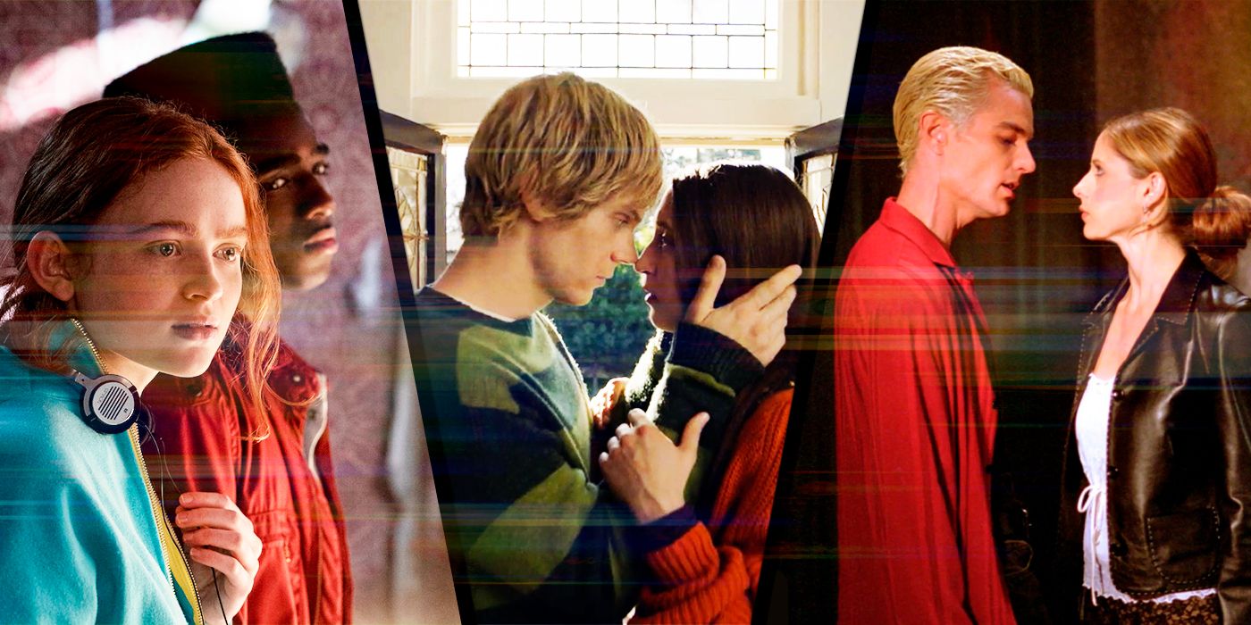 Split Screen with Tate and Violet, Buffy and Spike, Max and Lucas