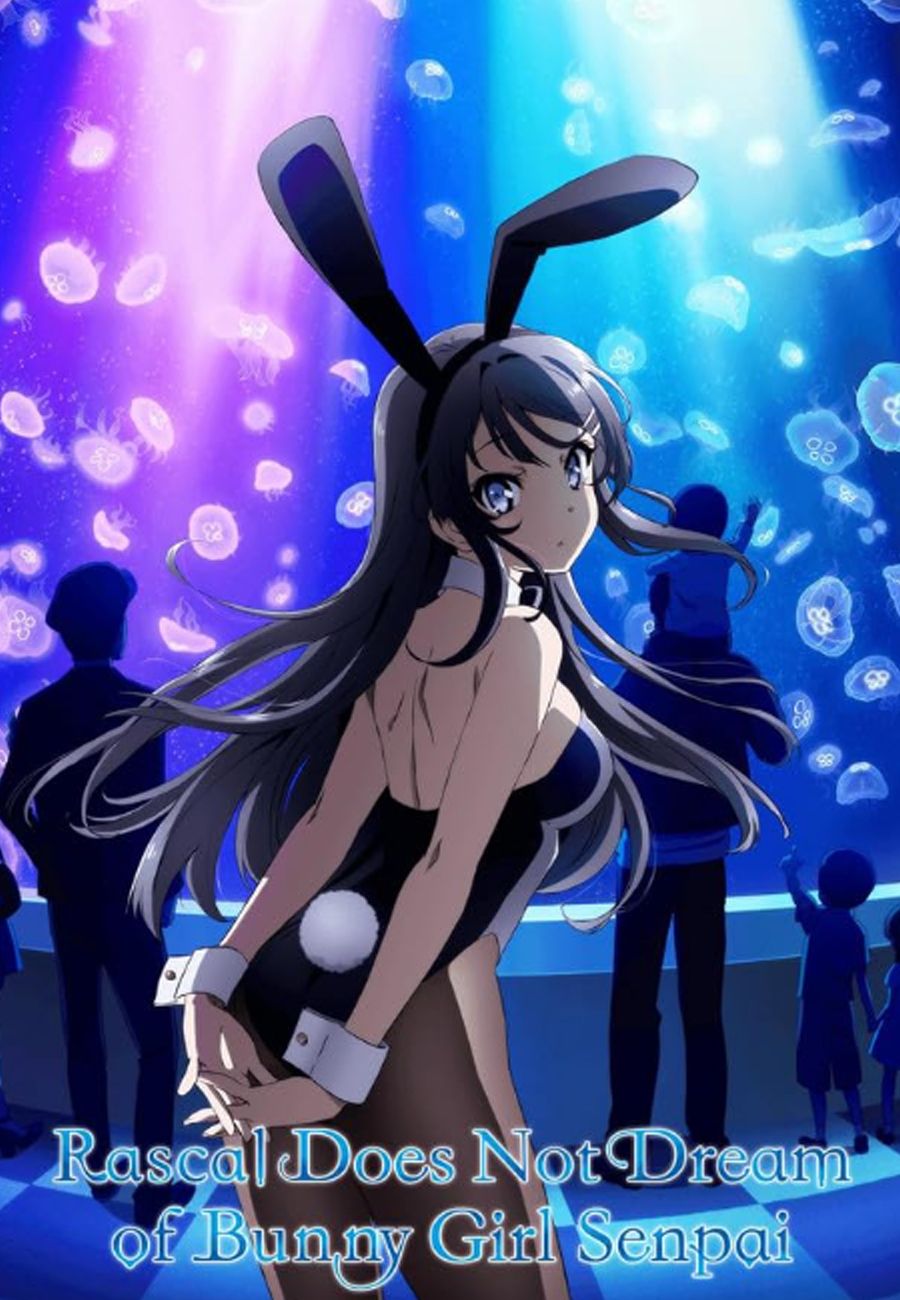 Rascal Does Not Dream of Bunny Girl Senpai anime cover art with Bunny Girl 