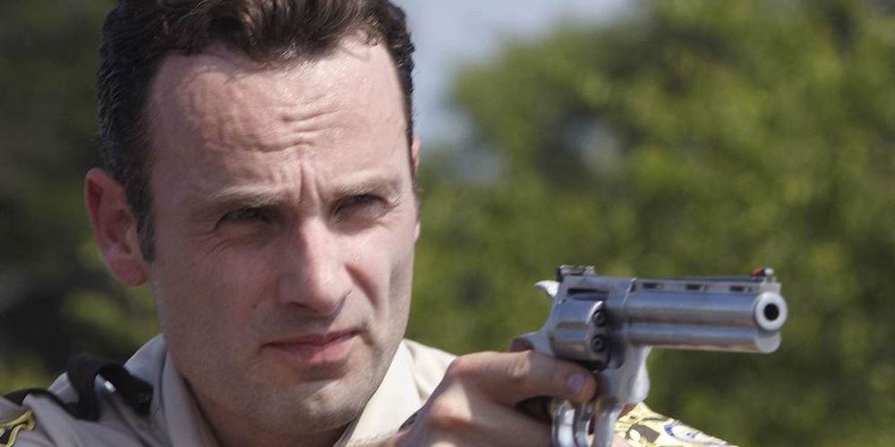 Rick, played by Actor Andrew Lincoln, in The Walking Dead