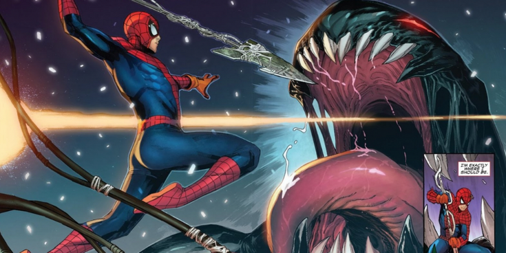Peter against Symbiote