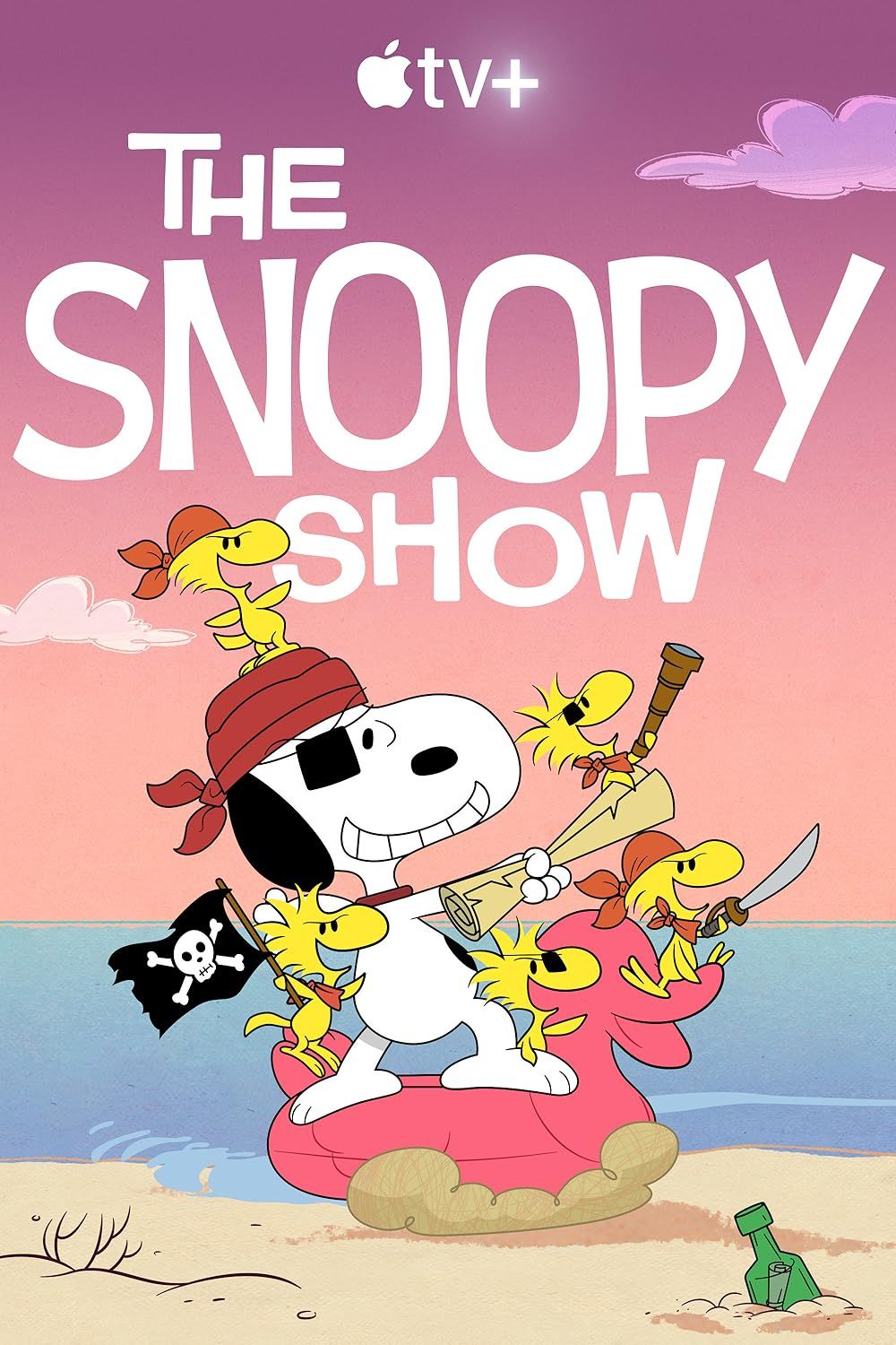 Snoopy, Woodstock y pájaros como piratas en The Snoopy Show