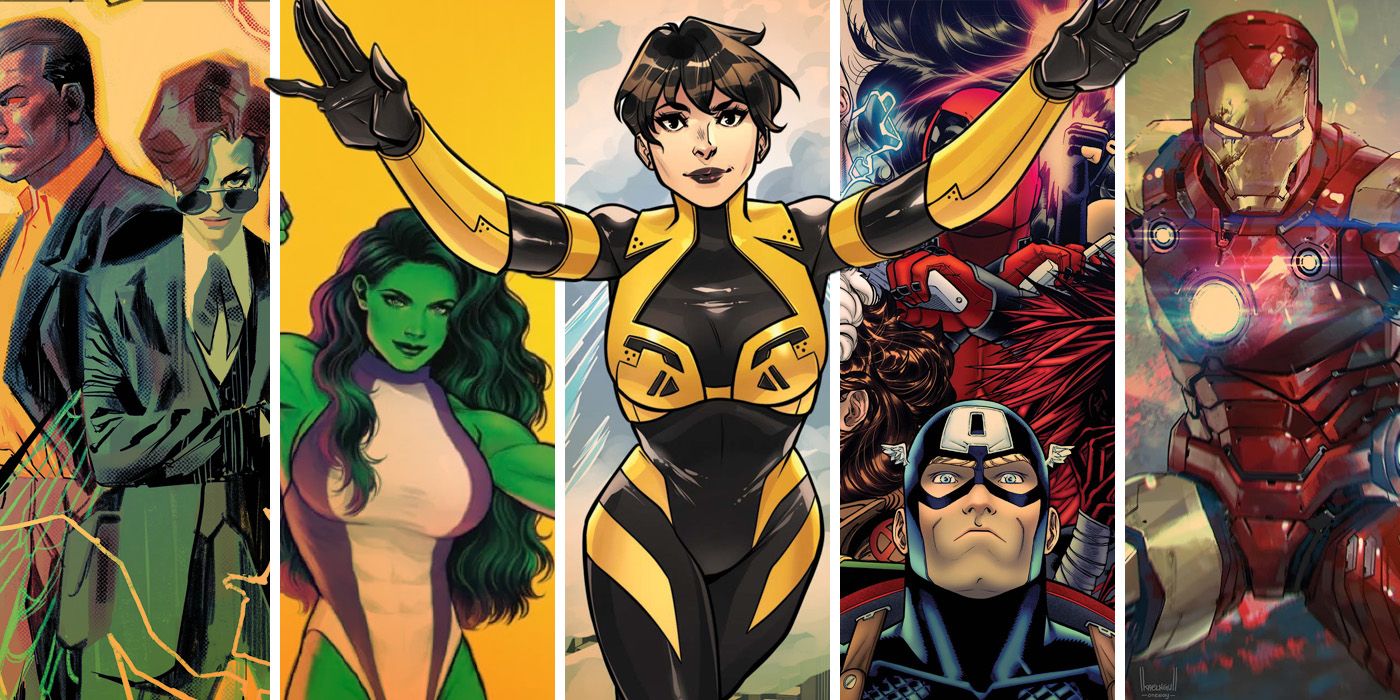 Split Images of 2023 Marvel Comics