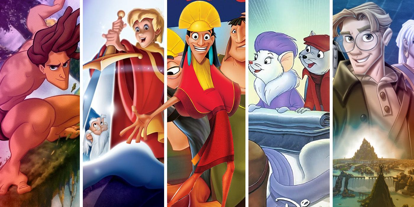 Split Images of Disney's works