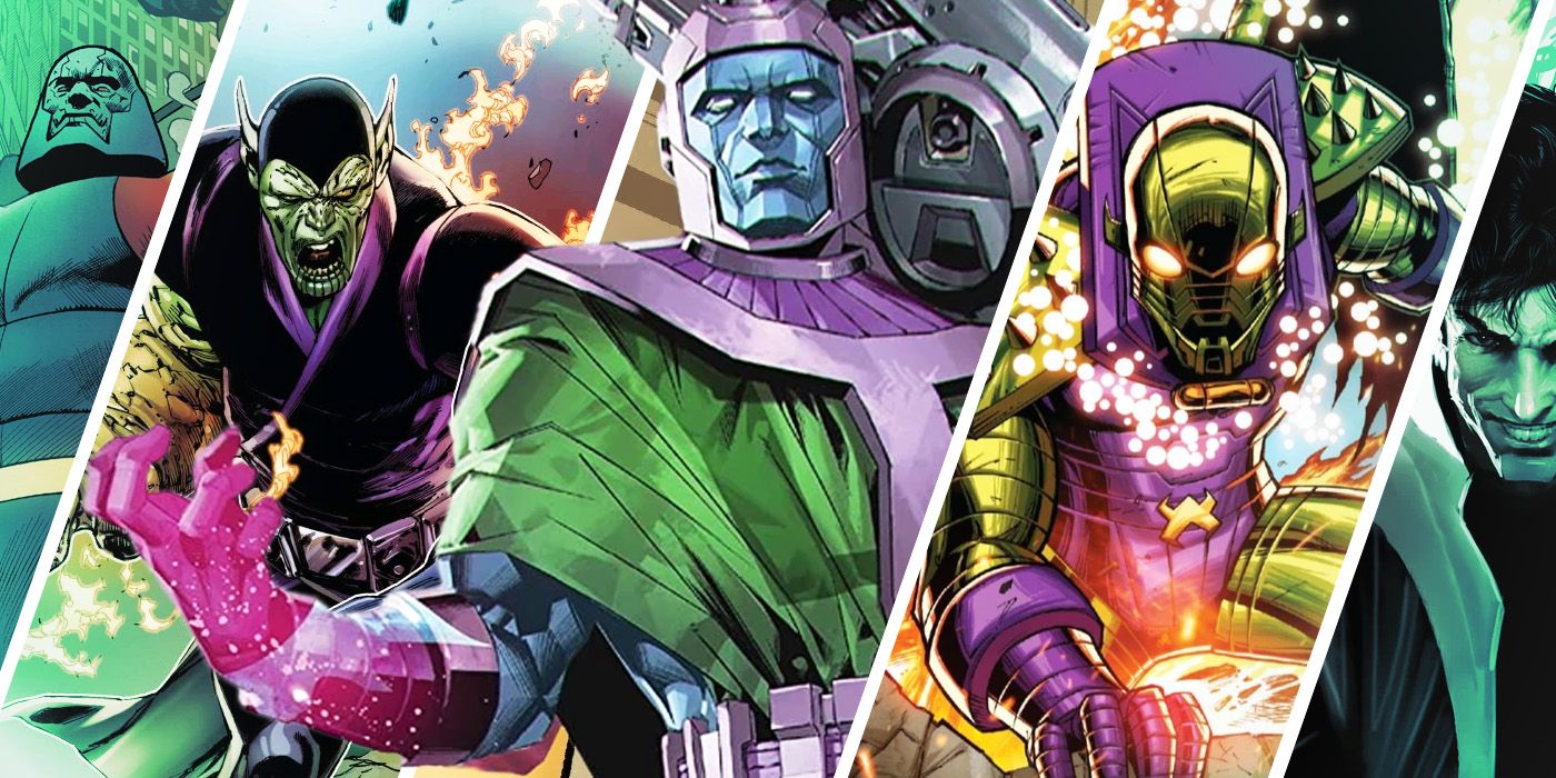 Split Images of Fantastic Four Enemies