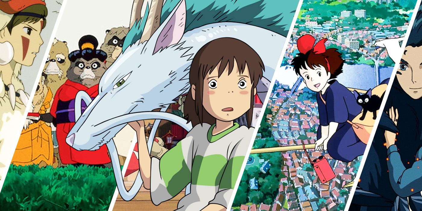 Split Images of Ghibli Films