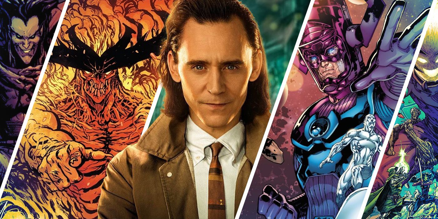 Split Images of Marvel's Villains