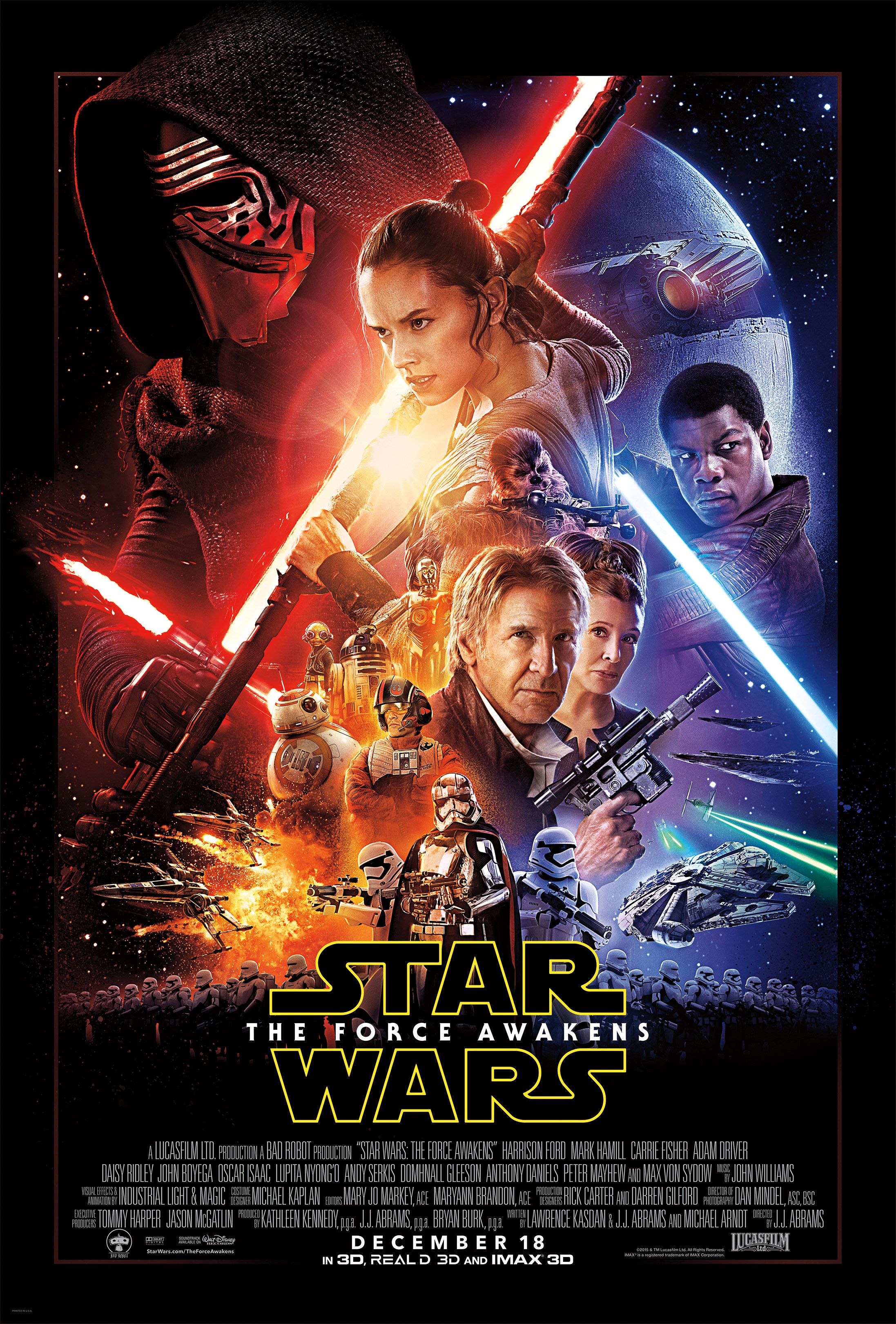 Star Wars Episode VII - The Force Awakens Film Poster