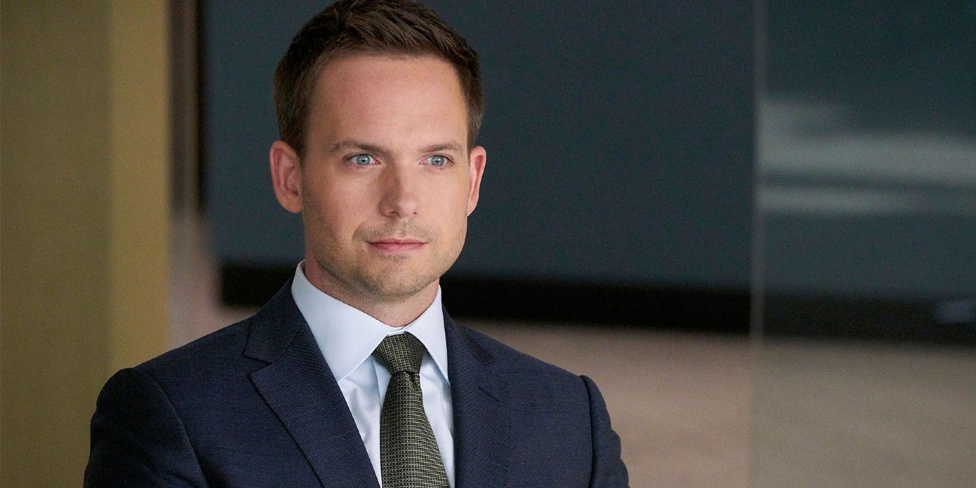 Suits' Mike Ross, played by Patrick J. Adams being determined.