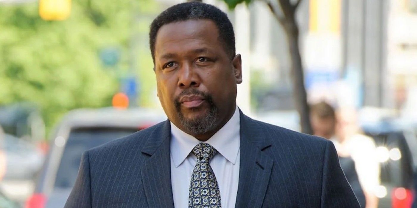 Suits' Robert Zane, played by Wendell Pierce looking dissatisfied.