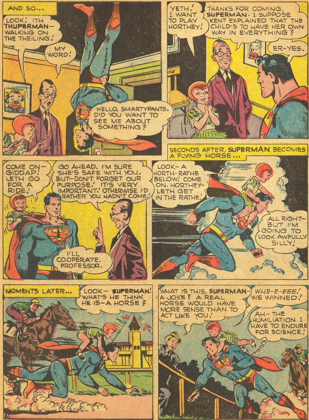 75 Years Ago, DC Made a Multimedia Superman Push to Promote...Smartypants?!