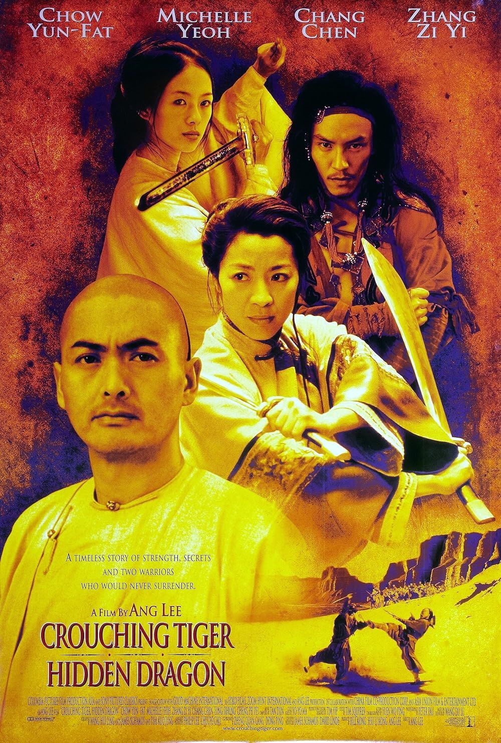 The Cast on the Crouching Tiger, Hidden Dragon Cover