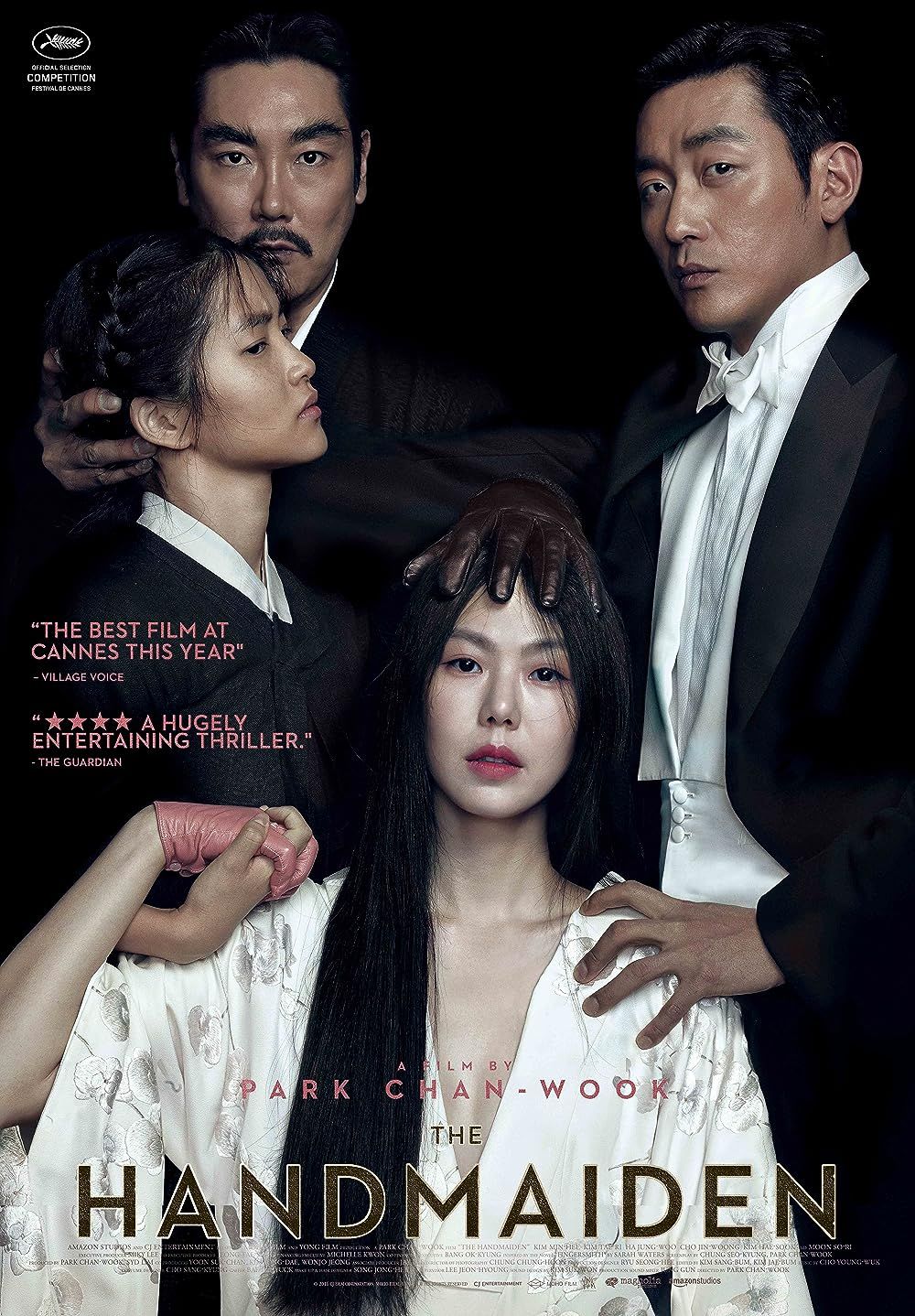 The Cast on The Handmaiden Poster