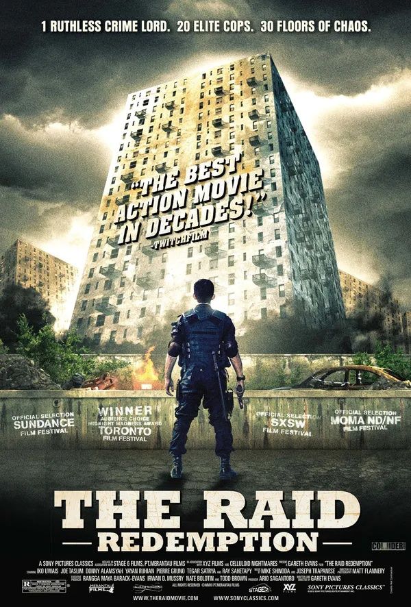 Iko Uwais The Raid Redemption 2011 Film Poster