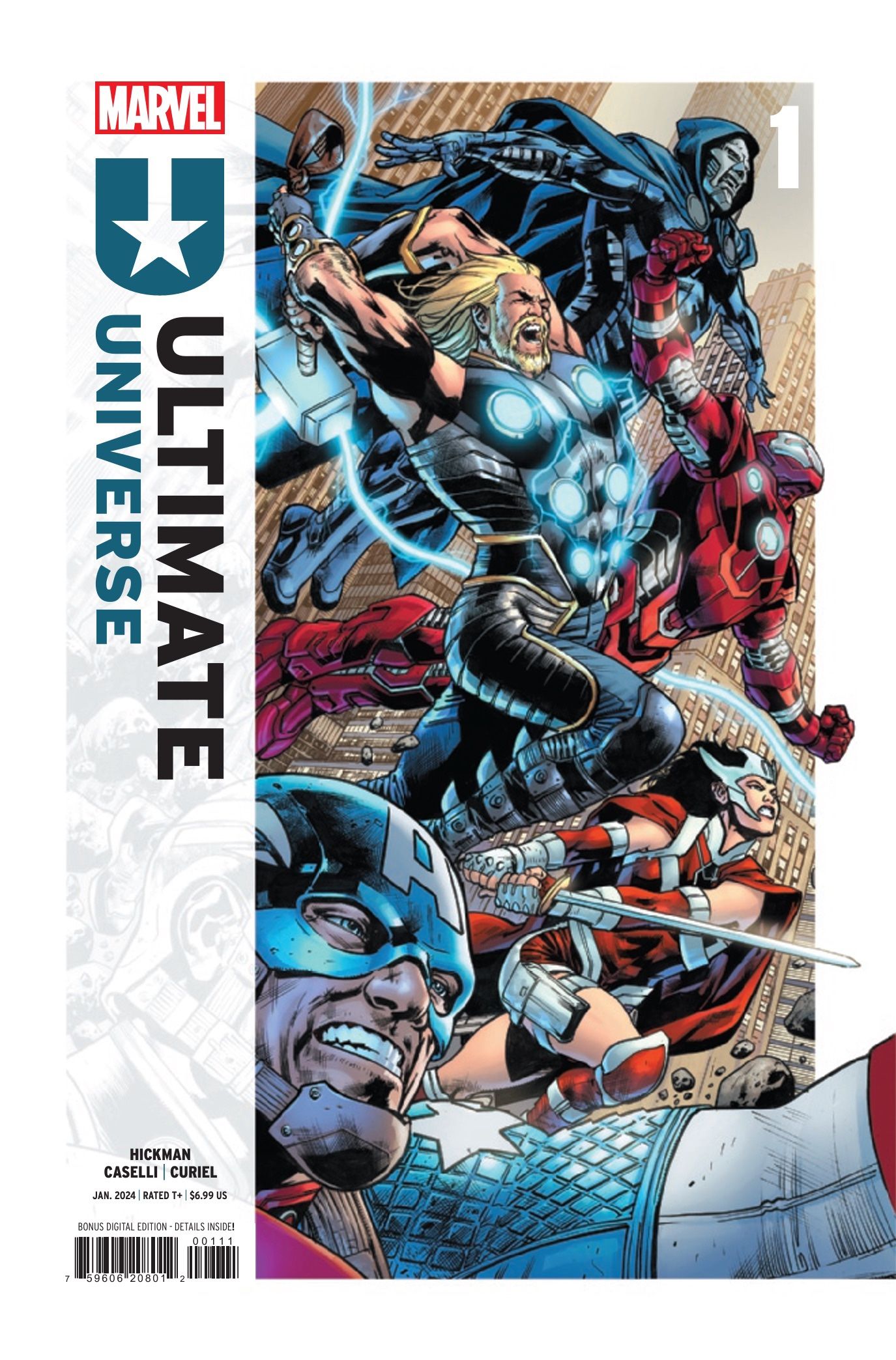 Ultimate Universe Avengers in action