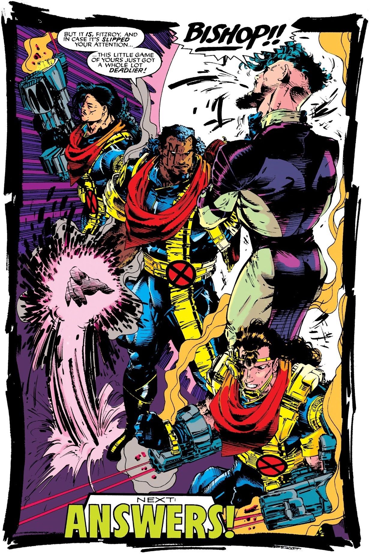 The final page of Uncanny X-Men #282