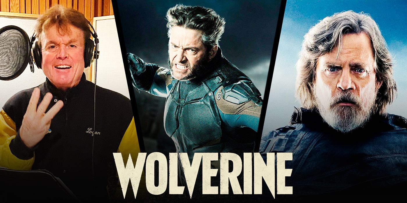 Split screen with Mark Hamill, Hugh Jackman' Wolverine and Cal Dodd