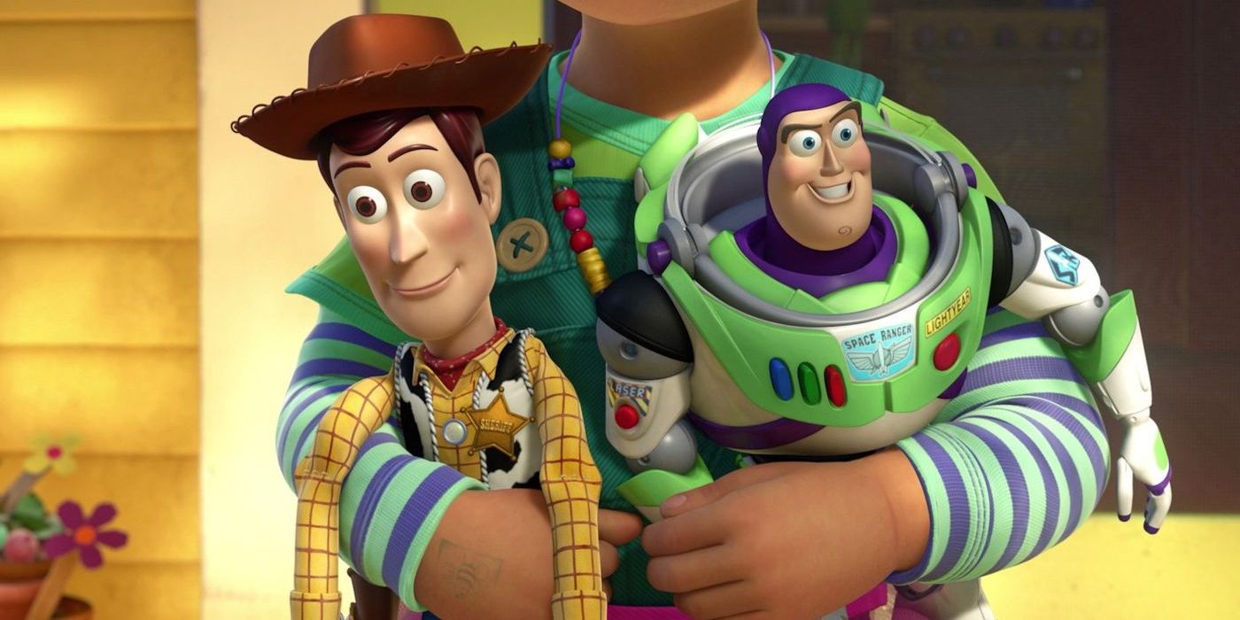 Woody e Buzz em Toy Story 3