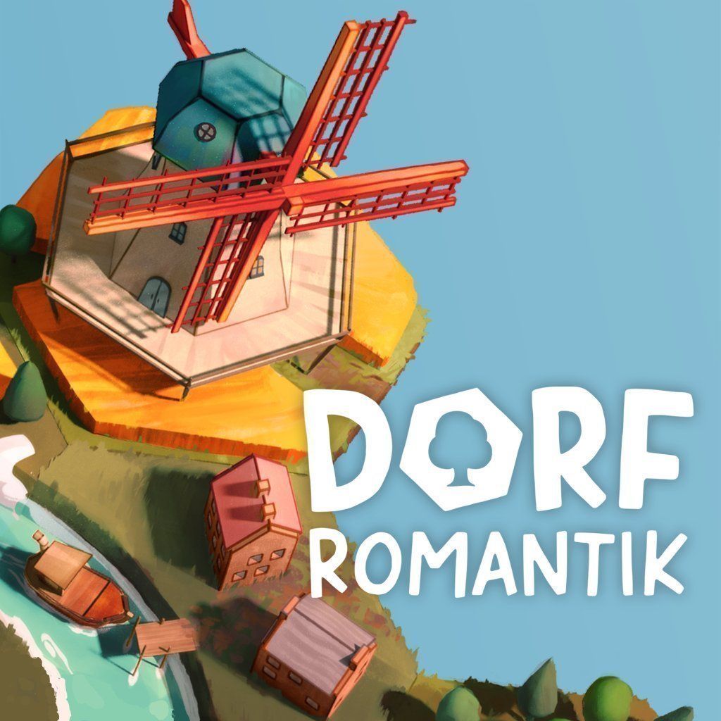 A Windmill tile is ready to be place on the Dorfromantik promo.