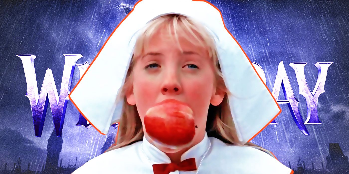Amanda Buckman biting into an apple