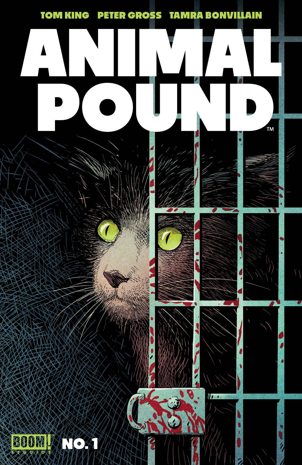 Animal Pound #1 ACover by Peter Gross and Tamra Bonvillain.