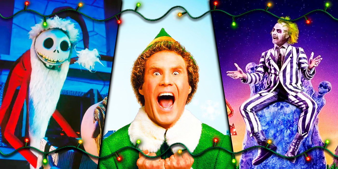 Elf, Beetlejuice and The Nightmare Before Christmas