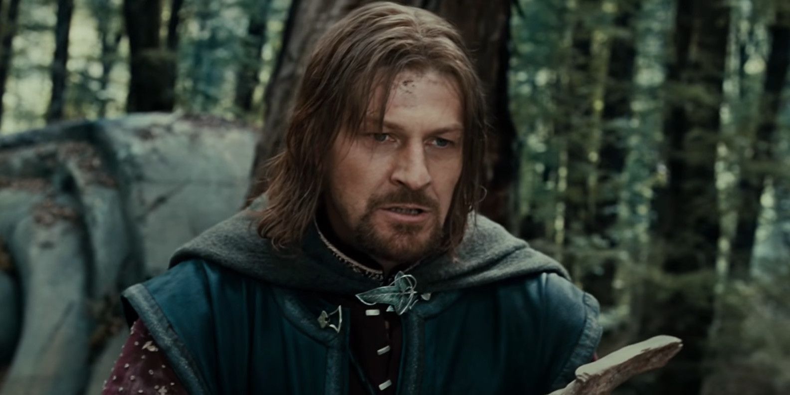 Boromir confronta Frodo em O Senhor dos Anéis: A Sociedade do Anel