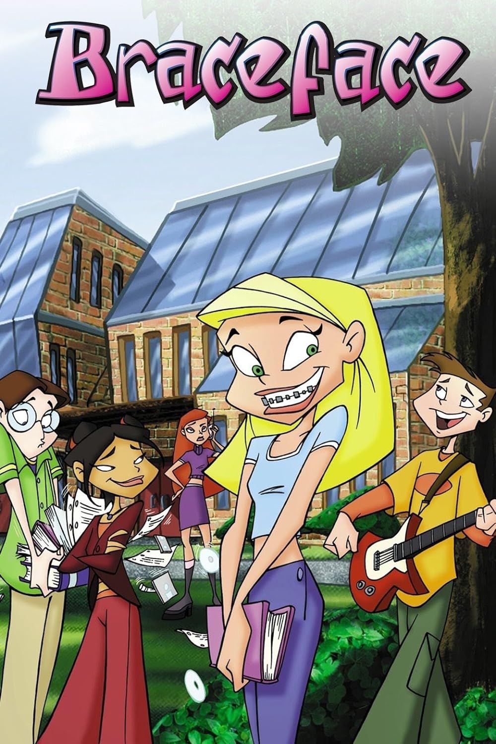 Braceface tv series 2001 poster with Maria and the other characters