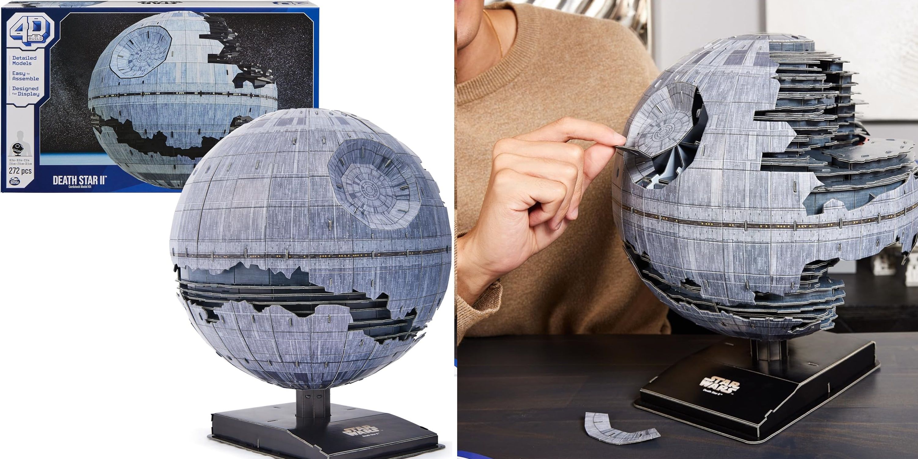 Death Star puzzle and model_