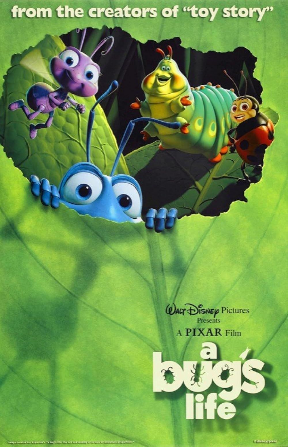 Denis Leary, David Foley, Hayden Panettiere, and Joe Ranft in A Bug's Life (1998)