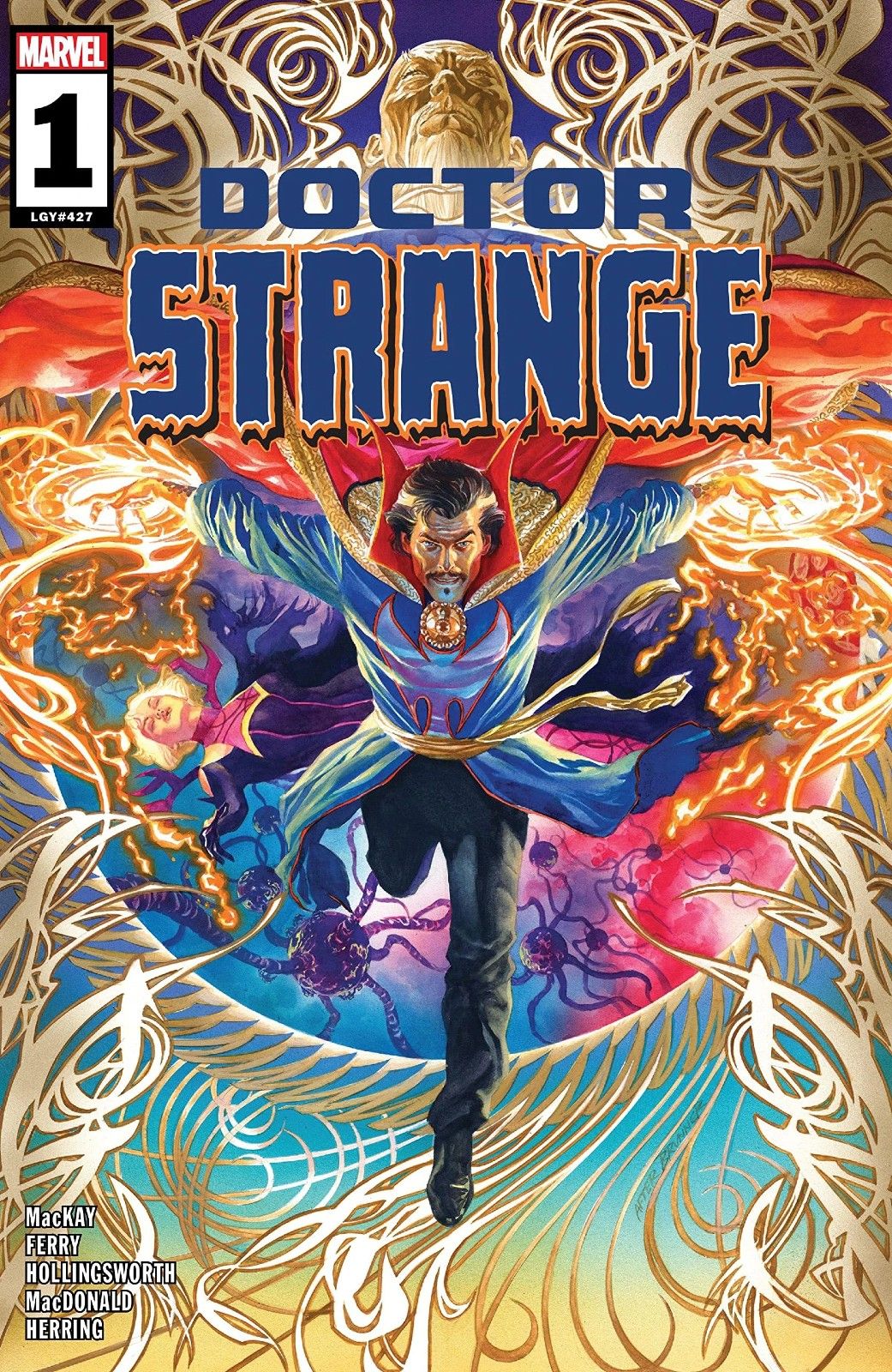 Stephen Strange usa seus poderes místicos em Doctor Strange (Vol. 6) #1 da Marvel Comics