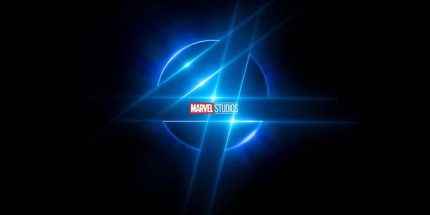 Teaser promotional artwork poster released for the MCU's The Fantastic Four, set for release in 2025