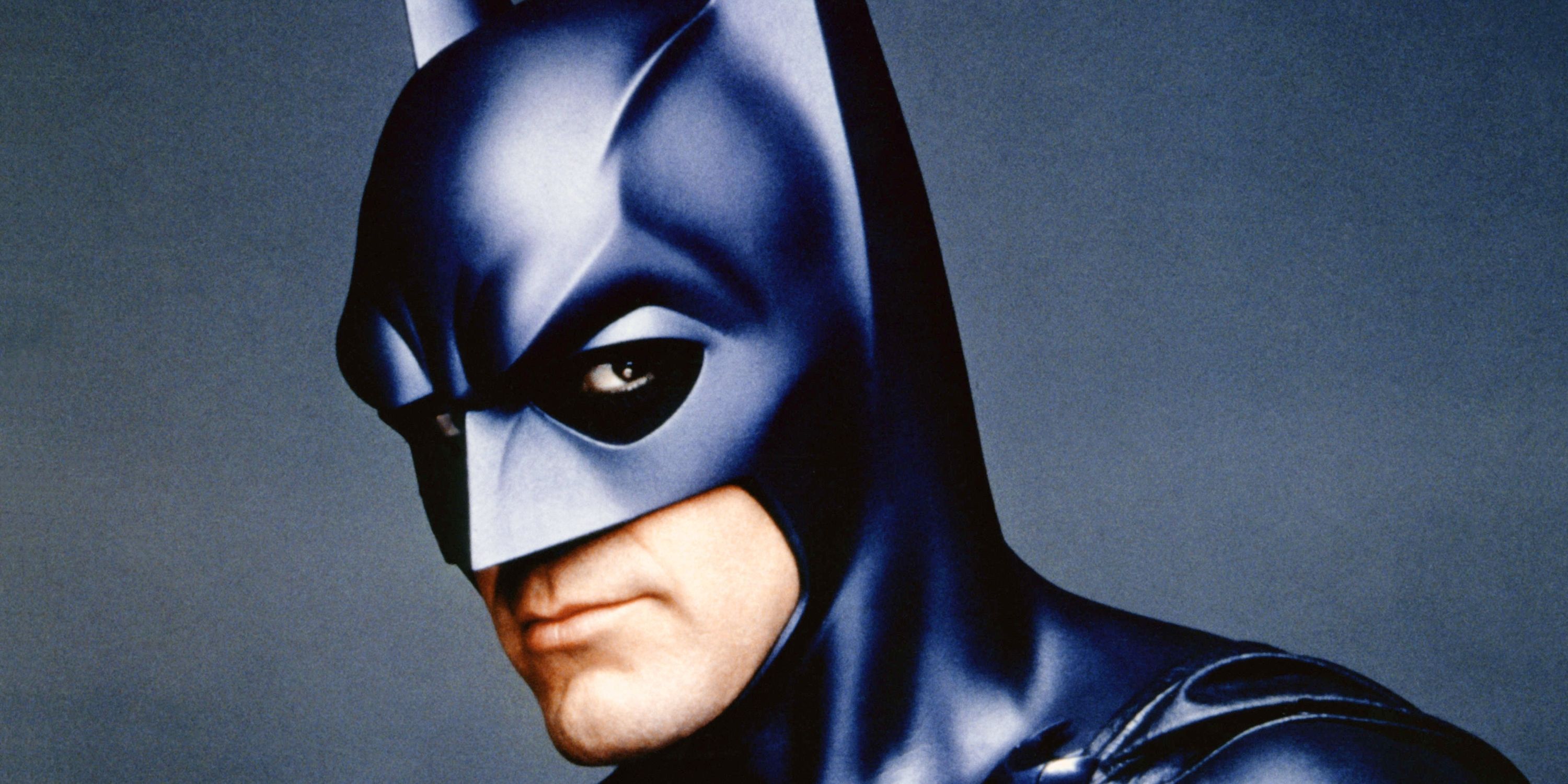 George Clooney as Batman in Batman and Robin