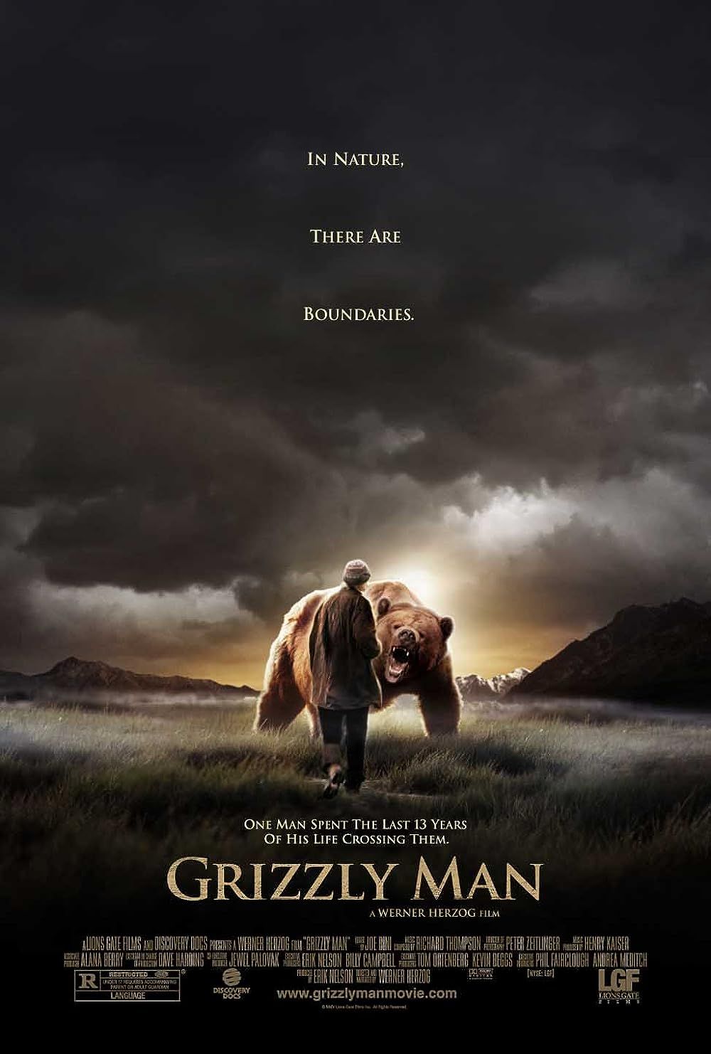 the 2005 documentary Grizzly Man, where in nature there are boundaries