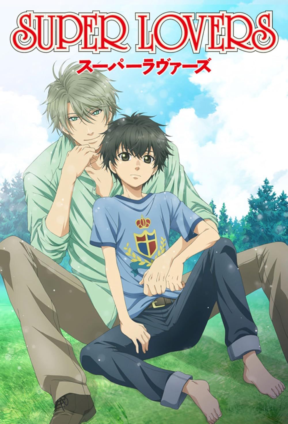 Haru and Ren on the Super Lovers Promo