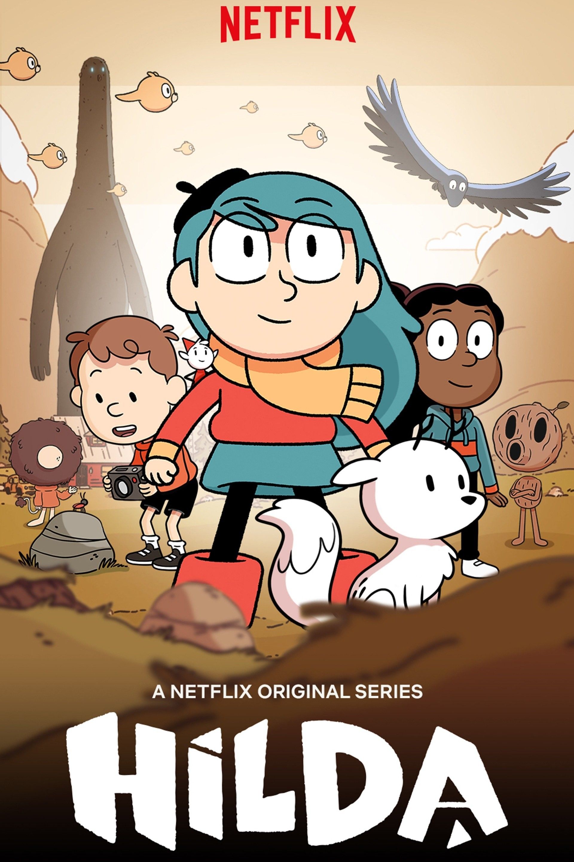 Hilda and the Cast of Netflix's Hilda Stand Together on the Promo