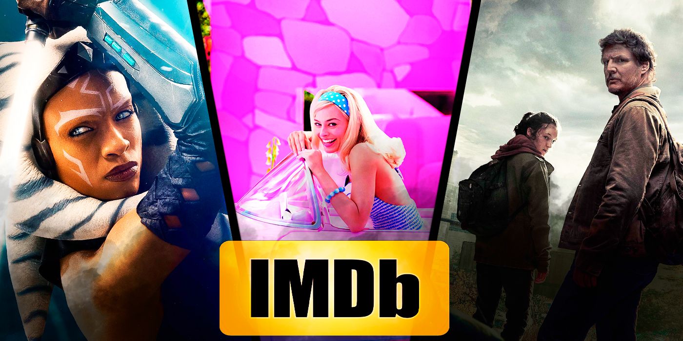 IMBD Logo, Ahsoka, Barbie and The Last of Us