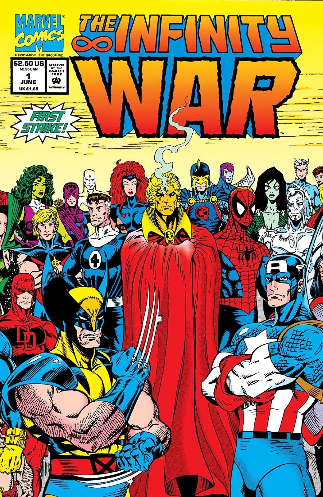 Marvel's greatest heroes assemble with Adam Warlock in Infinity War #1