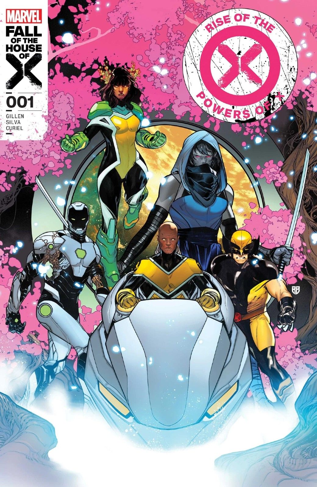 Iron Man and the X-Men emerge from a Krakoan gate in Rise of the Powers of X #1