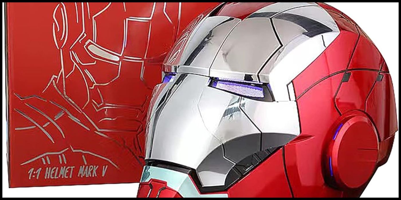 Iron Man MK5 Helmet and packaging