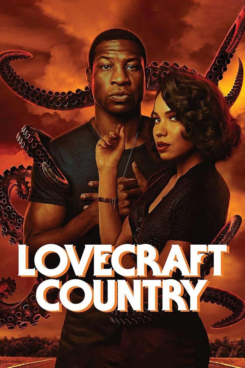 Jonathan Majors and Jurnee Smollett on Lovecraft Country Promo