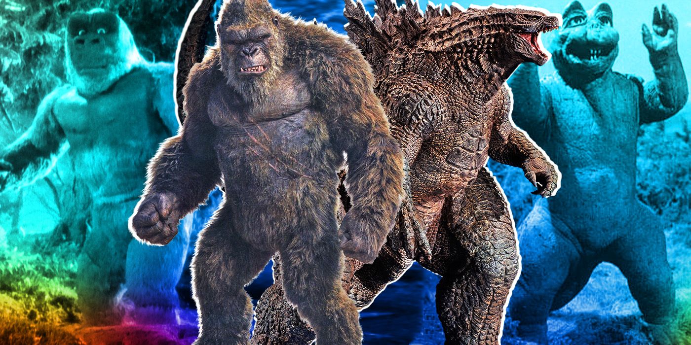 Kong, Godzilla, Kiko, Minya