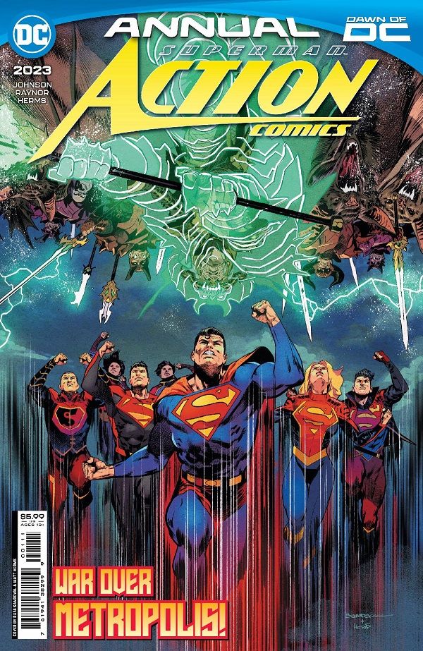 Action Comics Annual #1 (2023) cover.