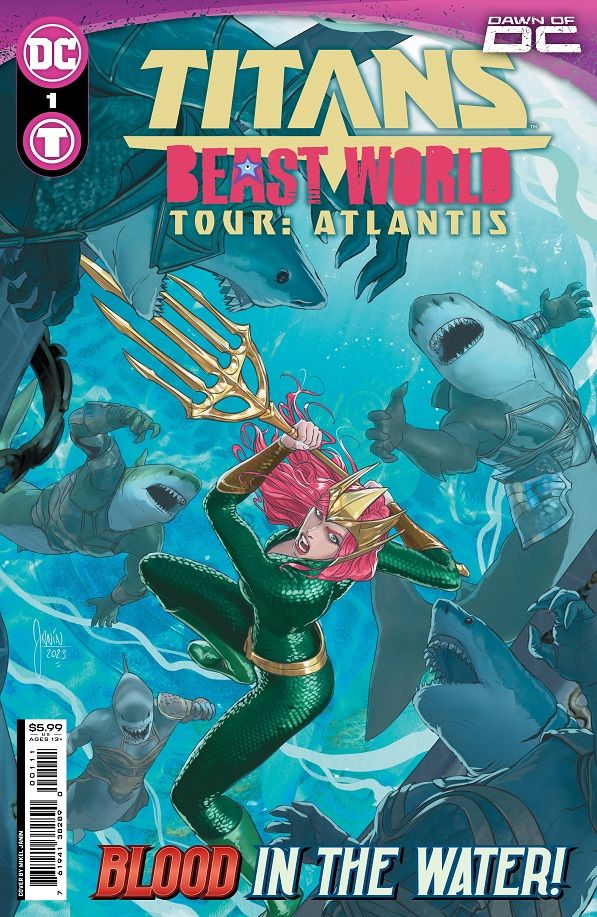 Titans: Beast World Tour – Atlantis #1 cover.